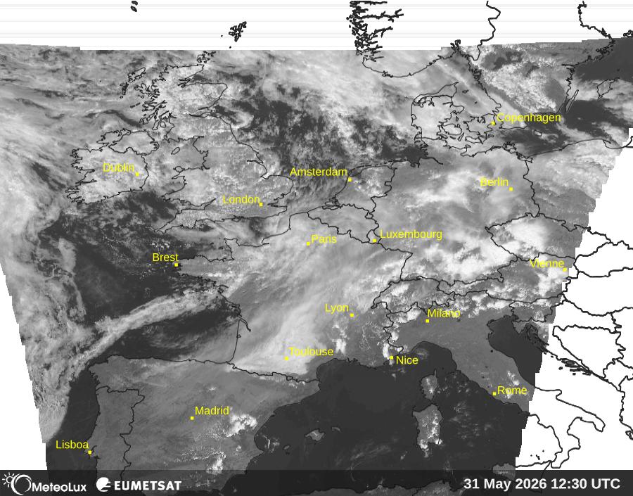 Wiedergabe von visuellen Satellitenbildern