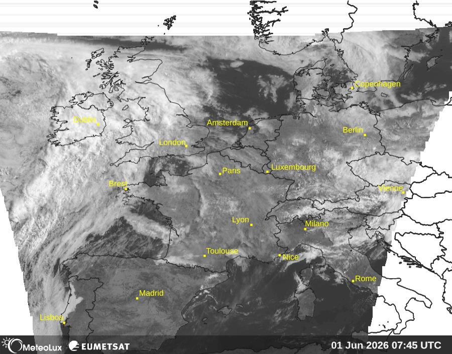 Wiedergabe von visuellen Satellitenbildern