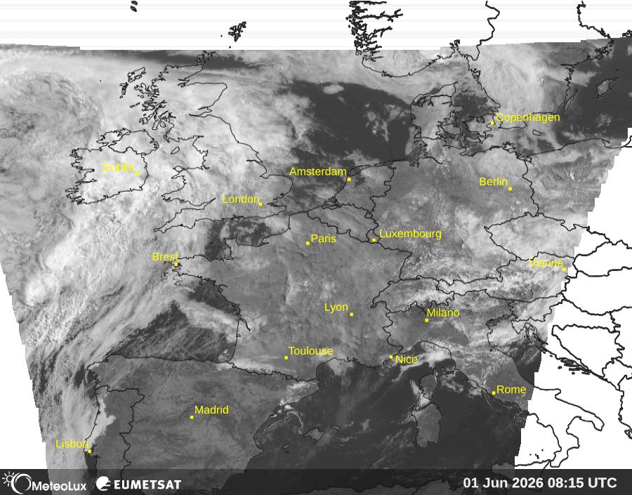 Wiedergabe von visuellen Satellitenbildern