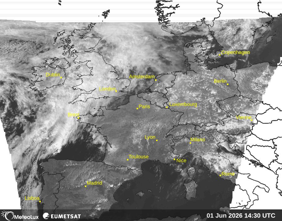Wiedergabe von visuellen Satellitenbildern