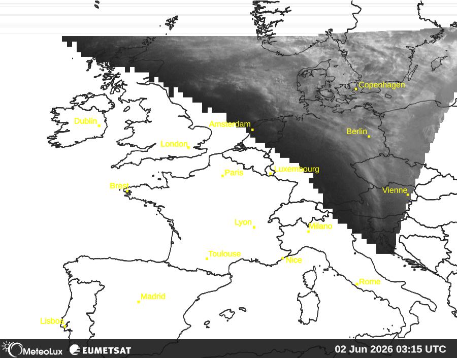 Wiedergabe von visuellen Satellitenbildern
