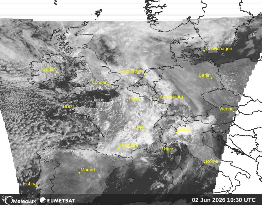 Wiedergabe von visuellen Satellitenbildern