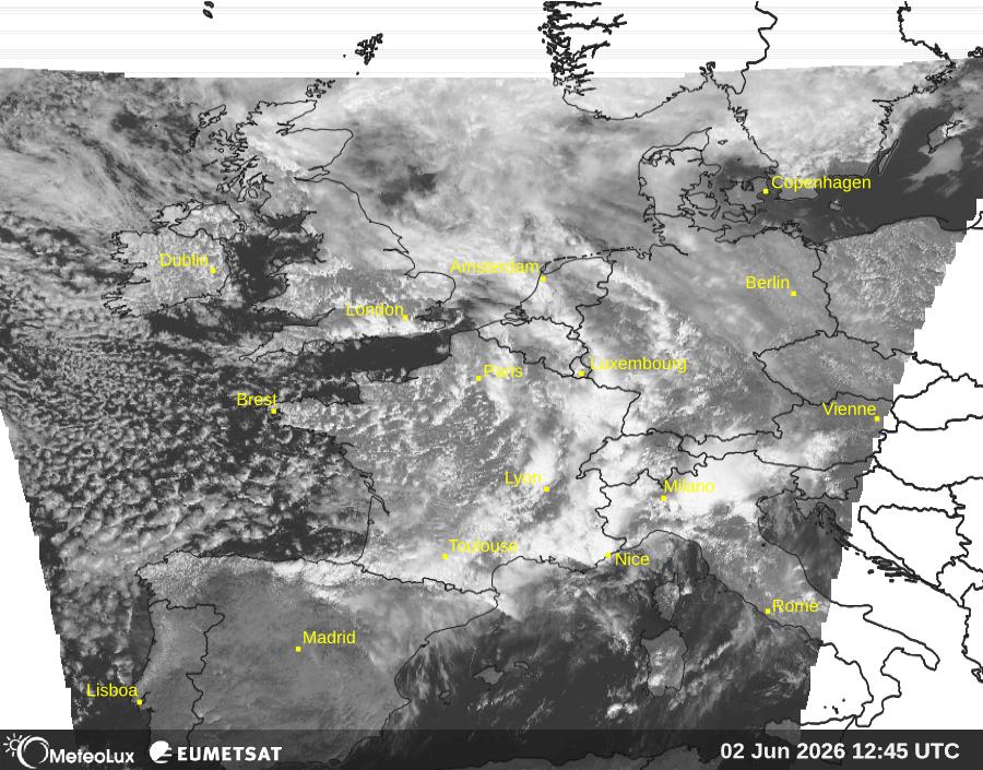 Wiedergabe von visuellen Satellitenbildern