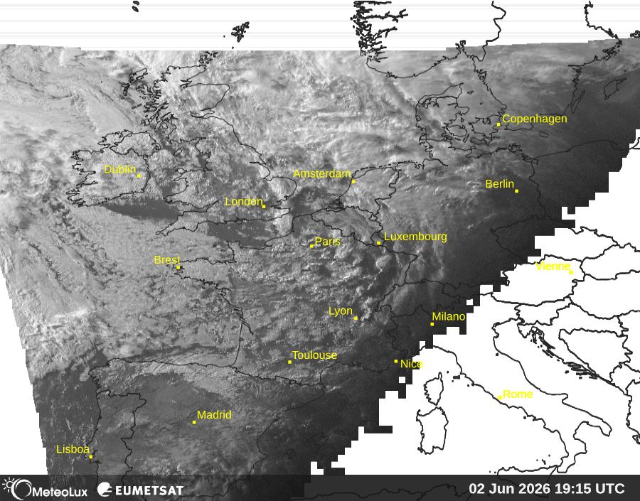 Wiedergabe von visuellen Satellitenbildern
