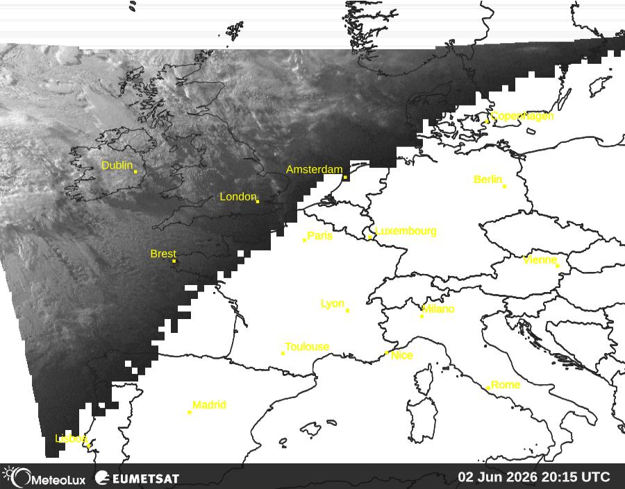 Wiedergabe von visuellen Satellitenbildern