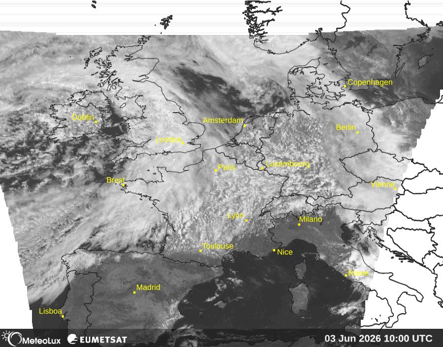 Wiedergabe von visuellen Satellitenbildern