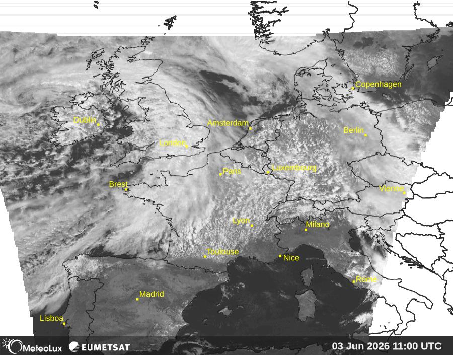 Wiedergabe von visuellen Satellitenbildern