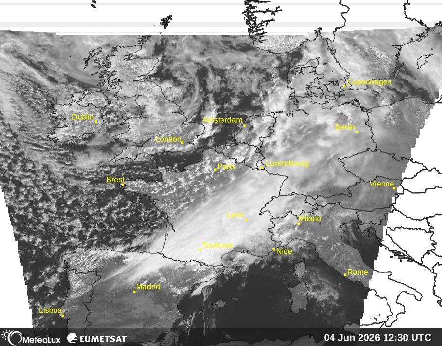 Wiedergabe von visuellen Satellitenbildern