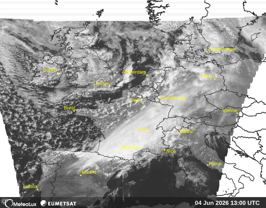 Wiedergabe von visuellen Satellitenbildern