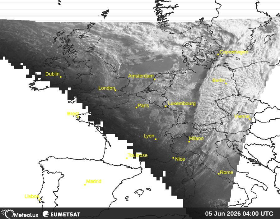 Wiedergabe von visuellen Satellitenbildern