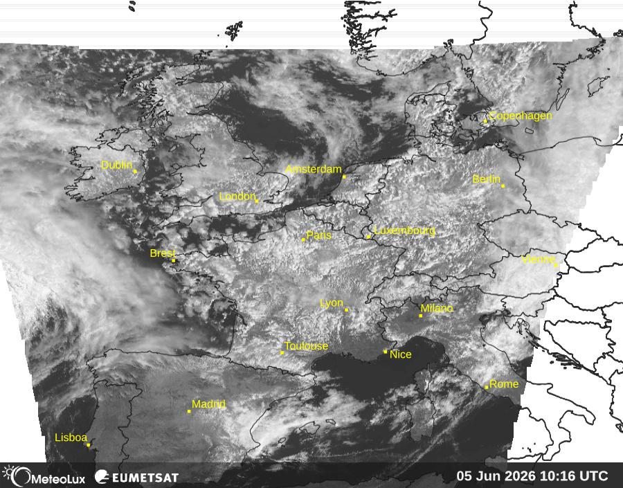 Wiedergabe von visuellen Satellitenbildern
