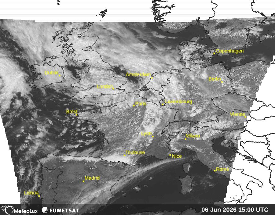 Wiedergabe von visuellen Satellitenbildern