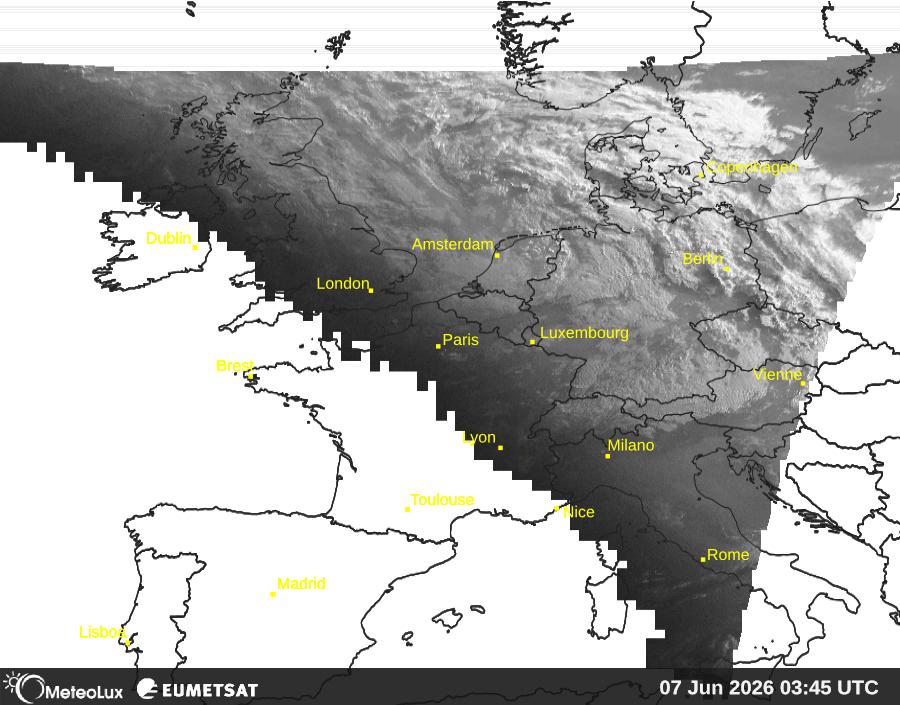 Wiedergabe von visuellen Satellitenbildern
