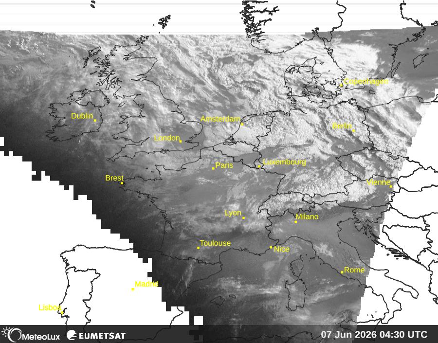 Wiedergabe von visuellen Satellitenbildern