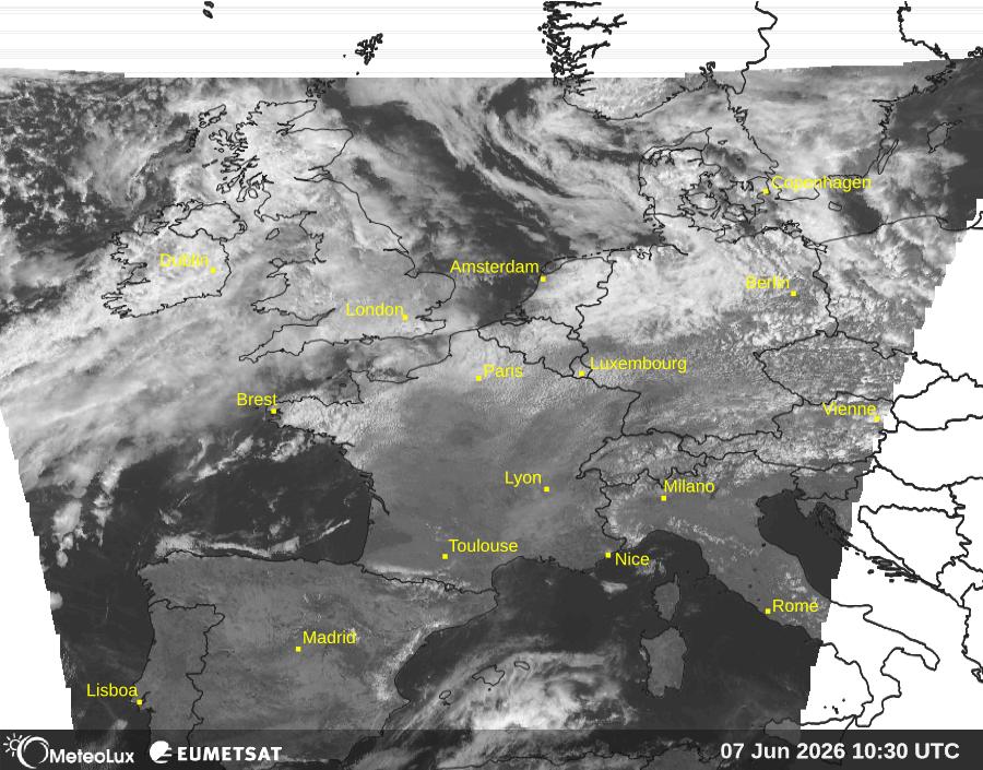 Wiedergabe von visuellen Satellitenbildern