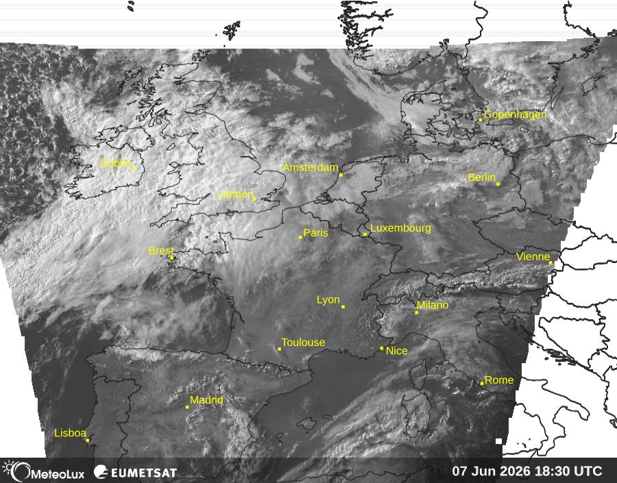 Wiedergabe von visuellen Satellitenbildern