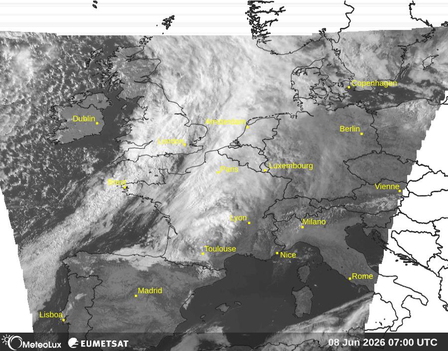Wiedergabe von visuellen Satellitenbildern