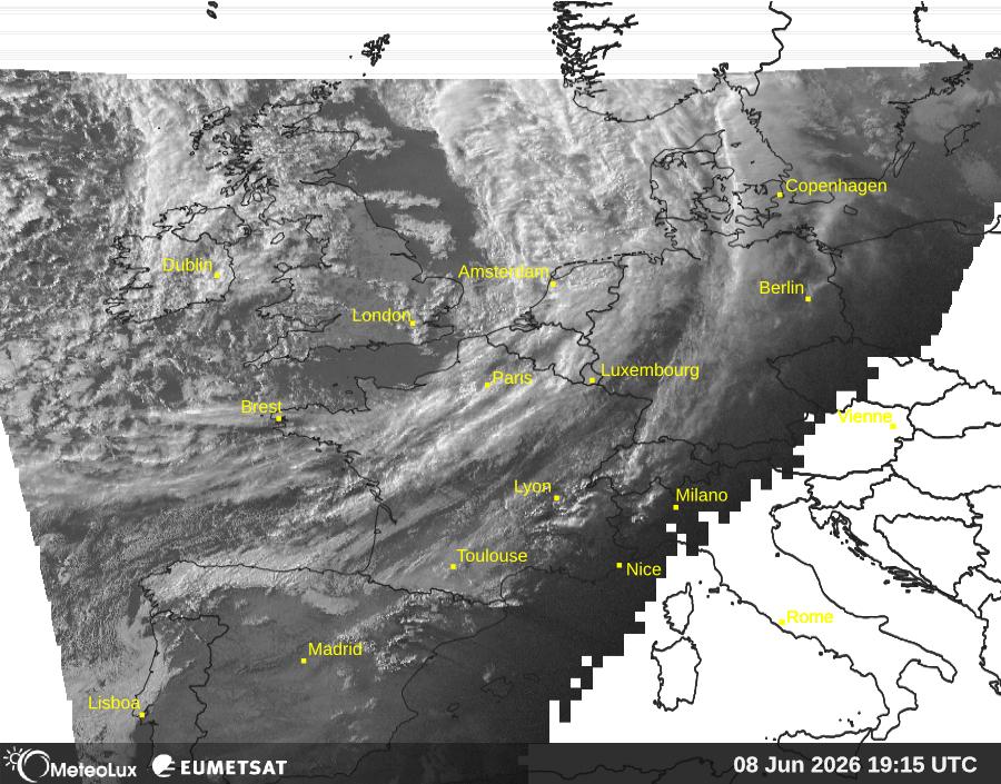Wiedergabe von visuellen Satellitenbildern