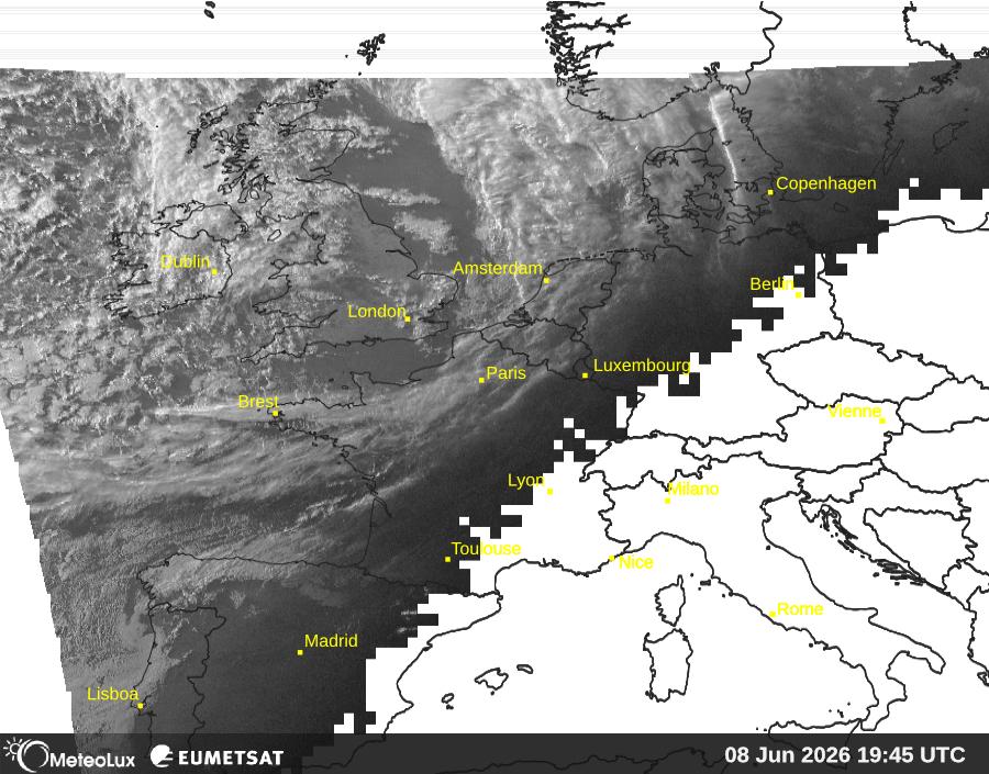 Wiedergabe von visuellen Satellitenbildern
