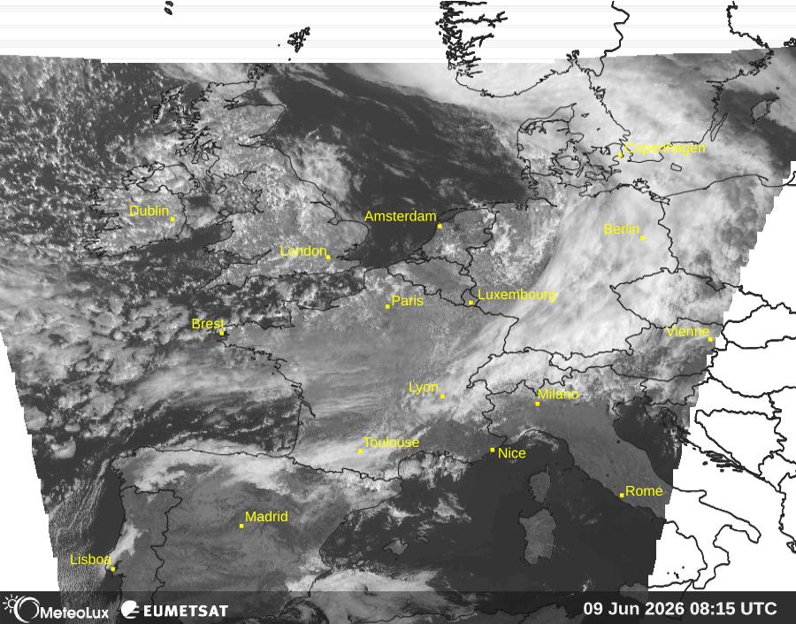 Wiedergabe von visuellen Satellitenbildern
