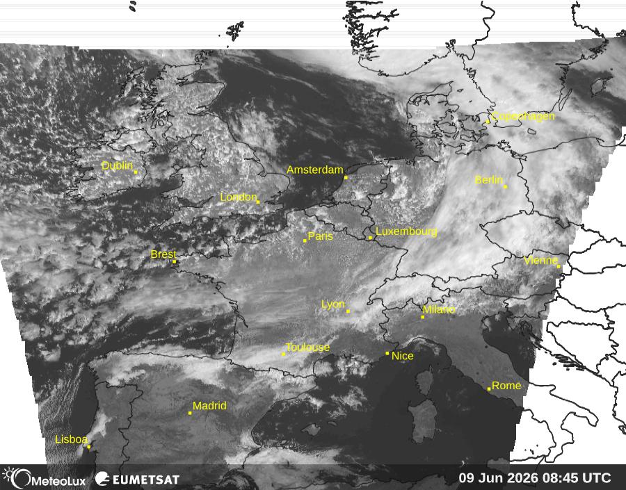 Wiedergabe von visuellen Satellitenbildern