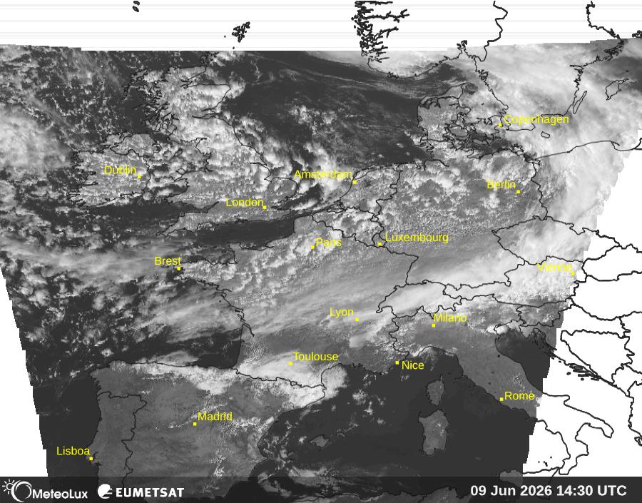 Wiedergabe von visuellen Satellitenbildern