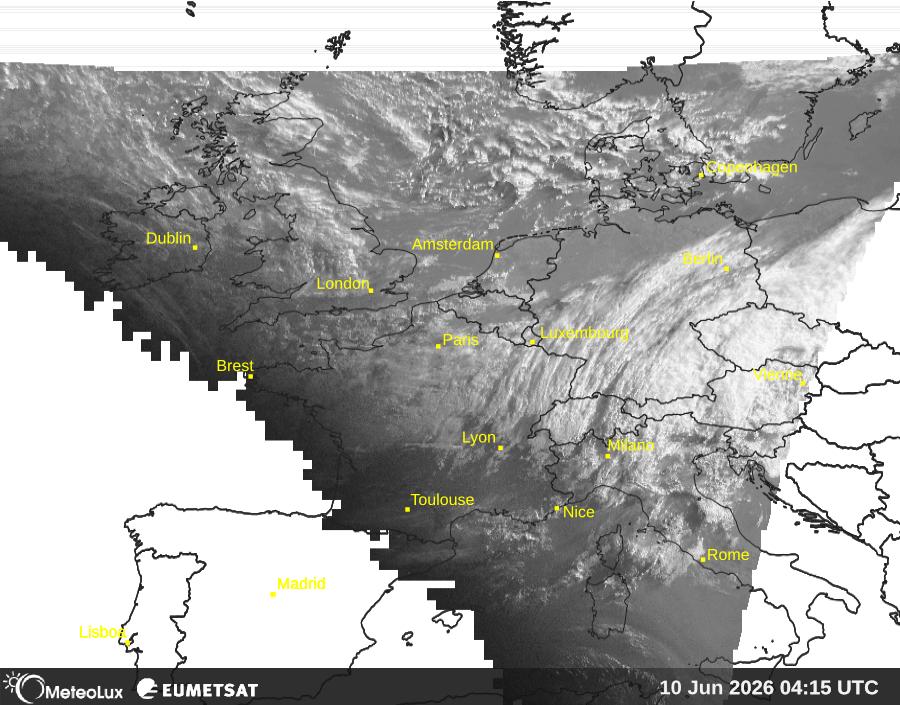 Wiedergabe von visuellen Satellitenbildern