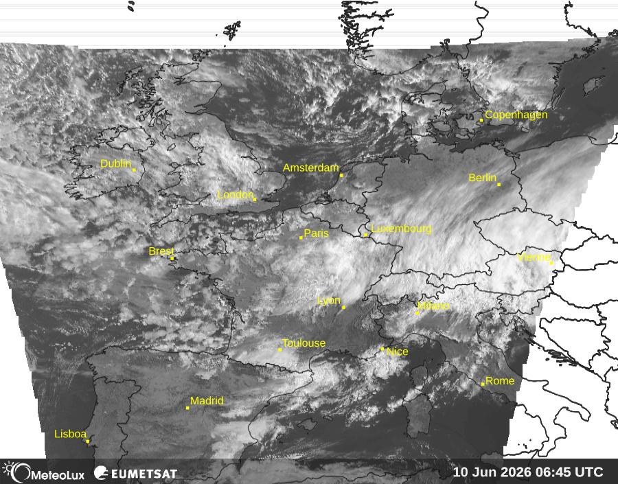 Wiedergabe von visuellen Satellitenbildern