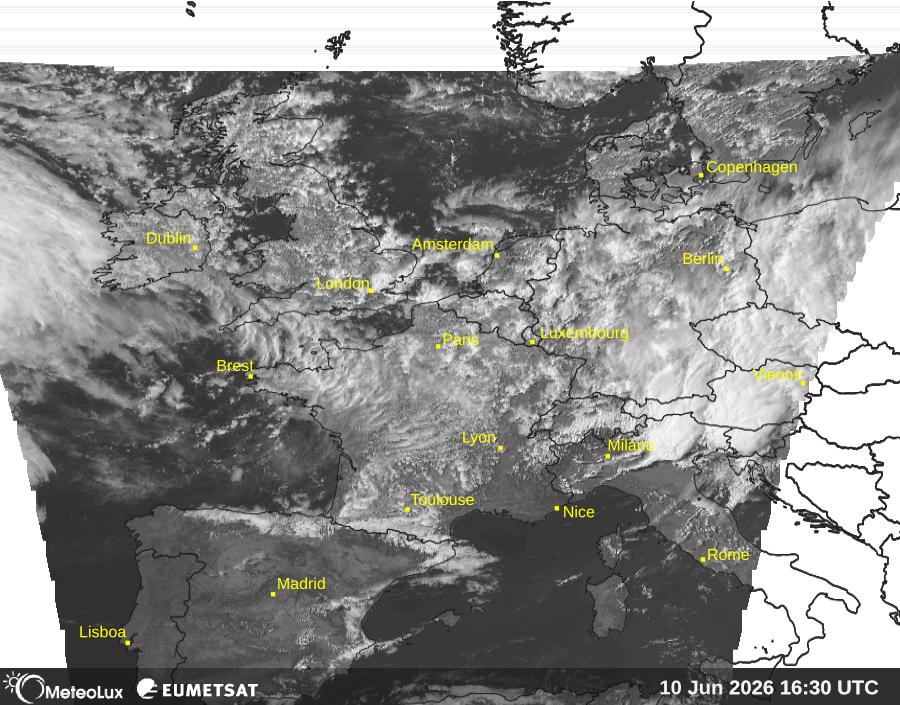 Wiedergabe von visuellen Satellitenbildern