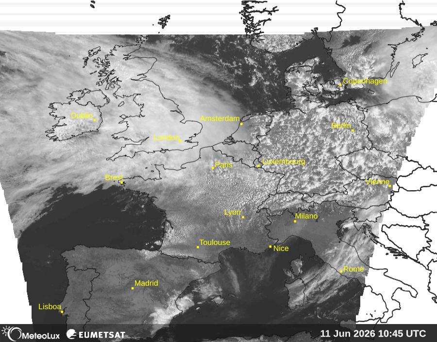 Wiedergabe von visuellen Satellitenbildern