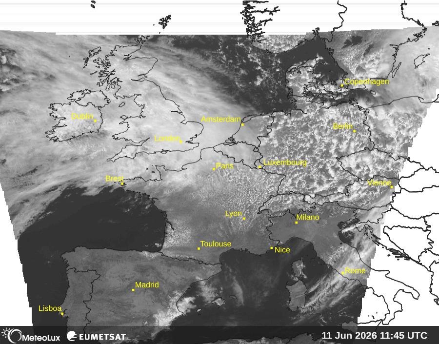 Wiedergabe von visuellen Satellitenbildern