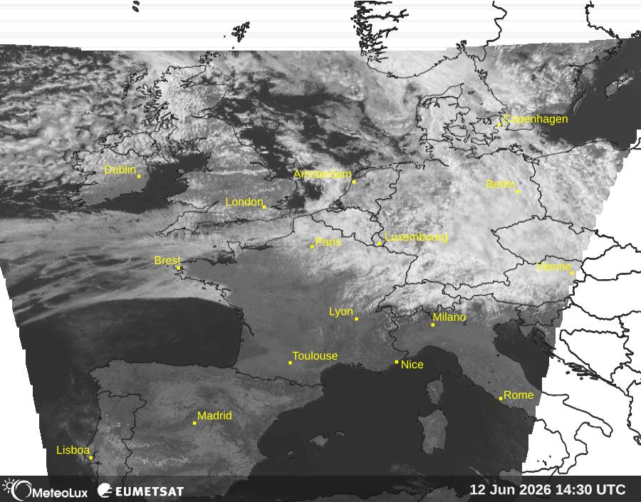Wiedergabe von visuellen Satellitenbildern