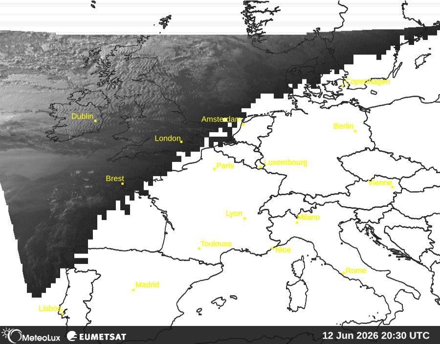 Wiedergabe von visuellen Satellitenbildern