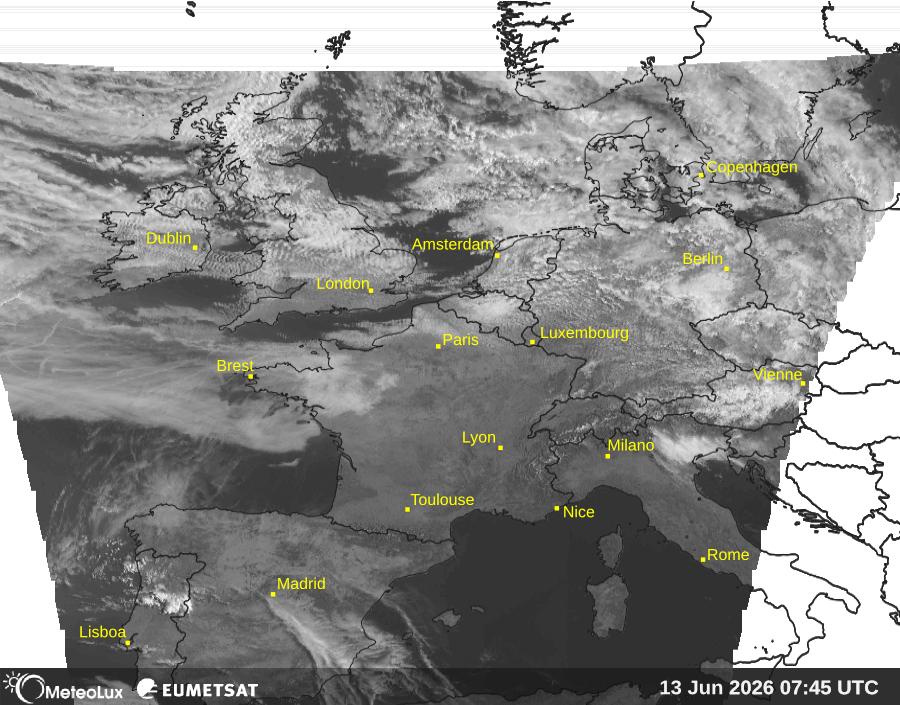 Wiedergabe von visuellen Satellitenbildern
