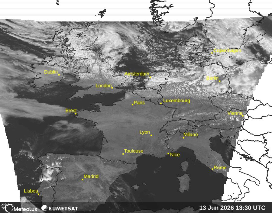 Wiedergabe von visuellen Satellitenbildern