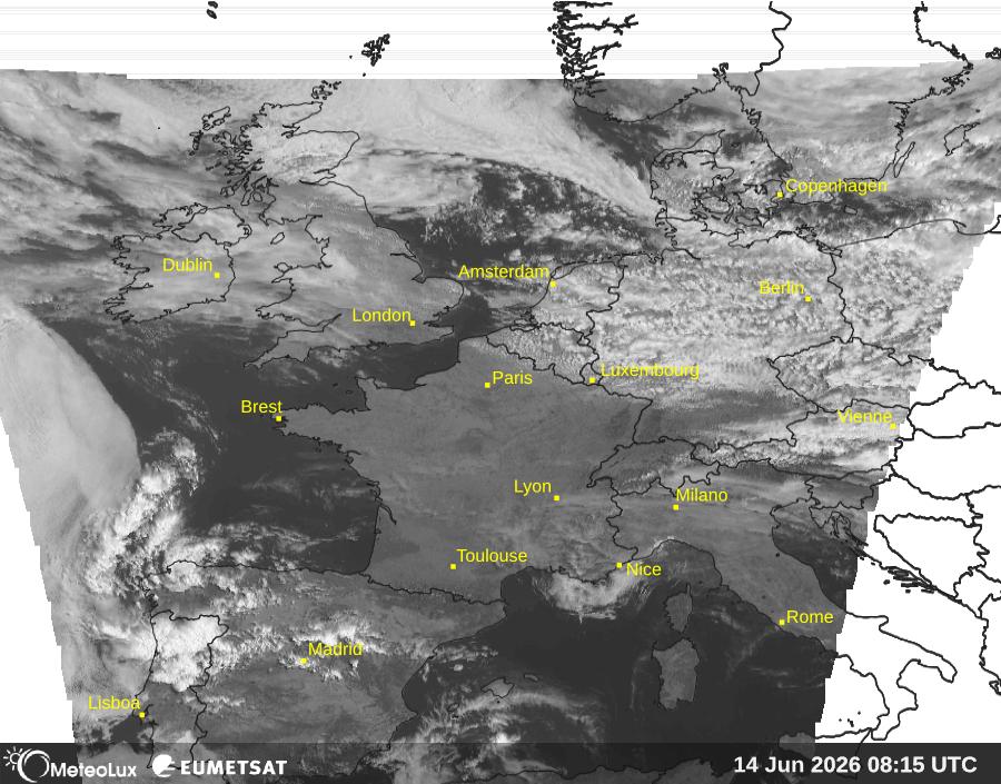 Wiedergabe von visuellen Satellitenbildern