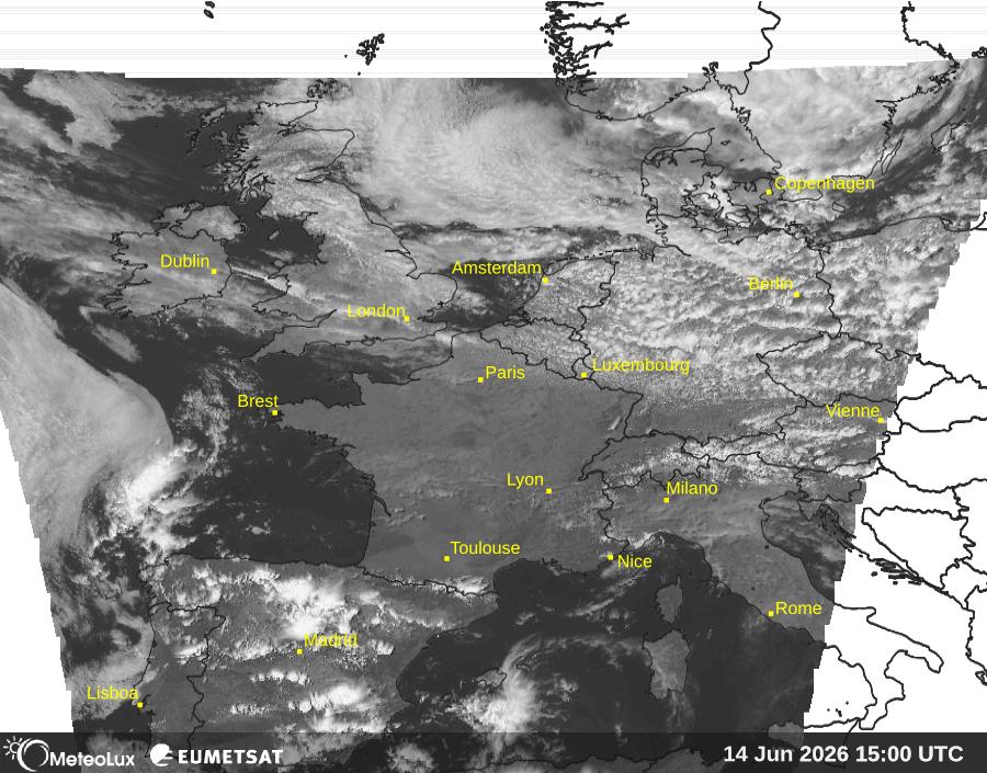 Wiedergabe von visuellen Satellitenbildern