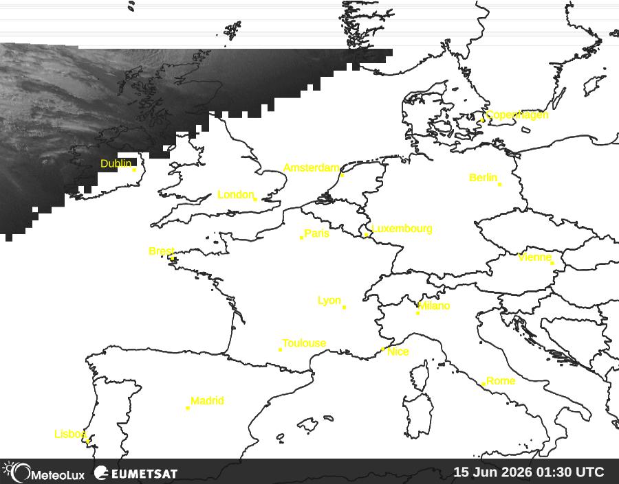 Wiedergabe von visuellen Satellitenbildern