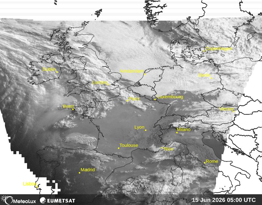 Wiedergabe von visuellen Satellitenbildern