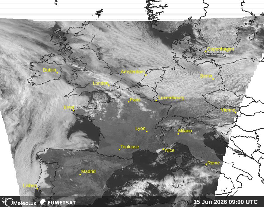 Wiedergabe von visuellen Satellitenbildern