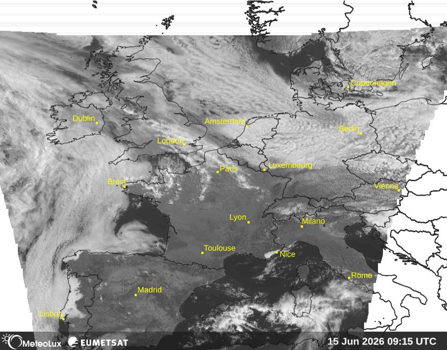Wiedergabe von visuellen Satellitenbildern