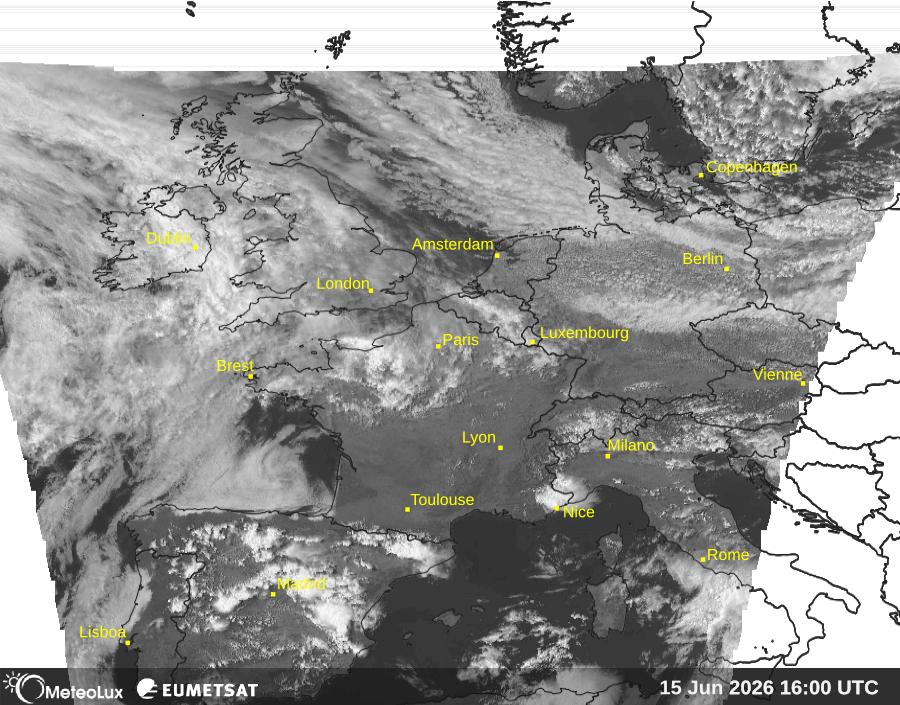 Wiedergabe von visuellen Satellitenbildern