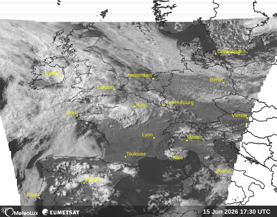 Wiedergabe von visuellen Satellitenbildern