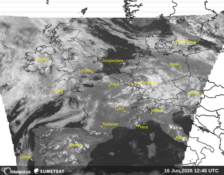 Wiedergabe von visuellen Satellitenbildern