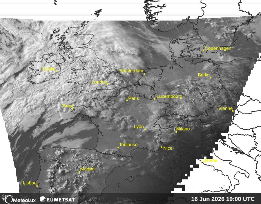 Wiedergabe von visuellen Satellitenbildern