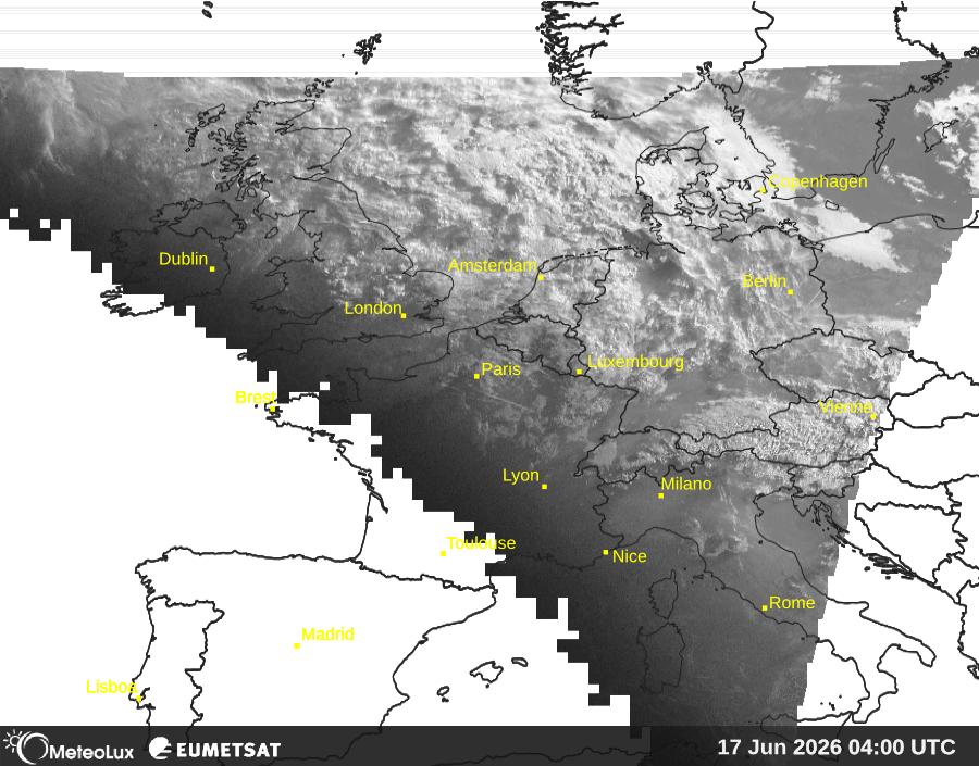Wiedergabe von visuellen Satellitenbildern