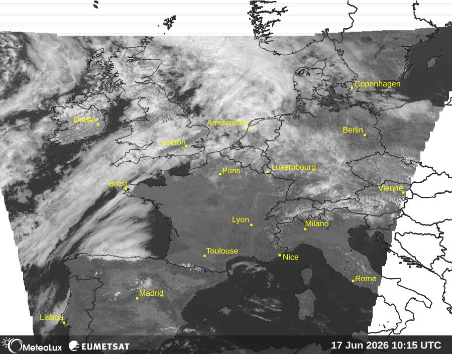 Wiedergabe von visuellen Satellitenbildern