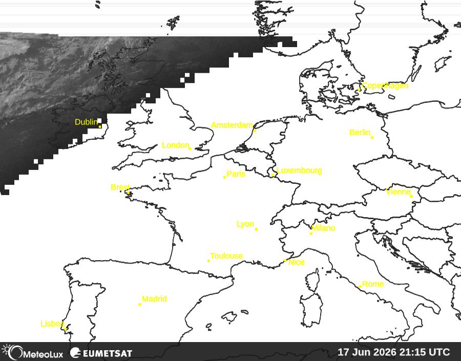 Wiedergabe von visuellen Satellitenbildern