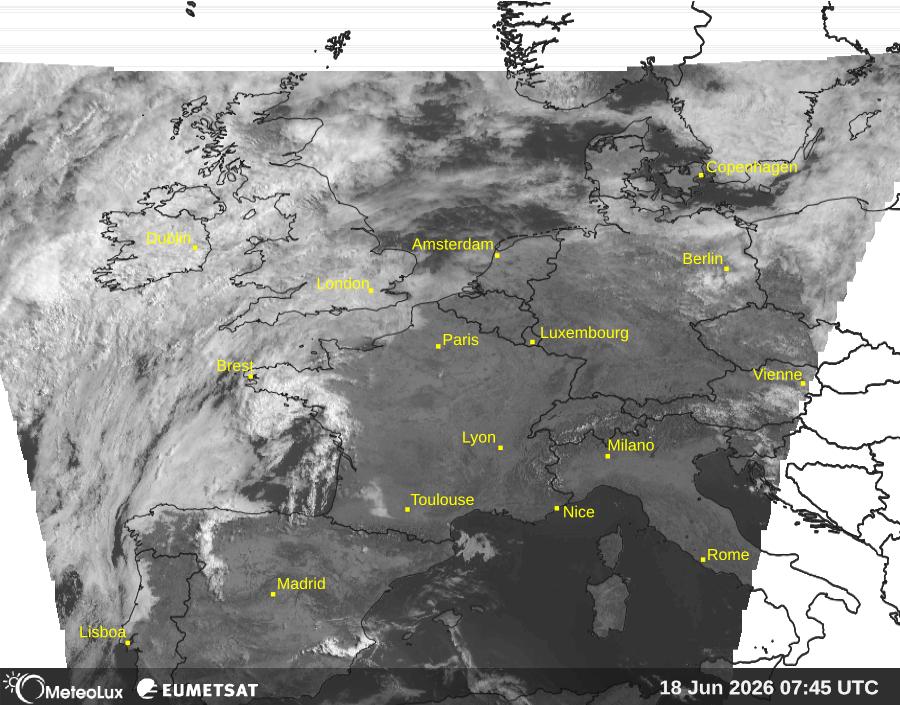 Wiedergabe von visuellen Satellitenbildern