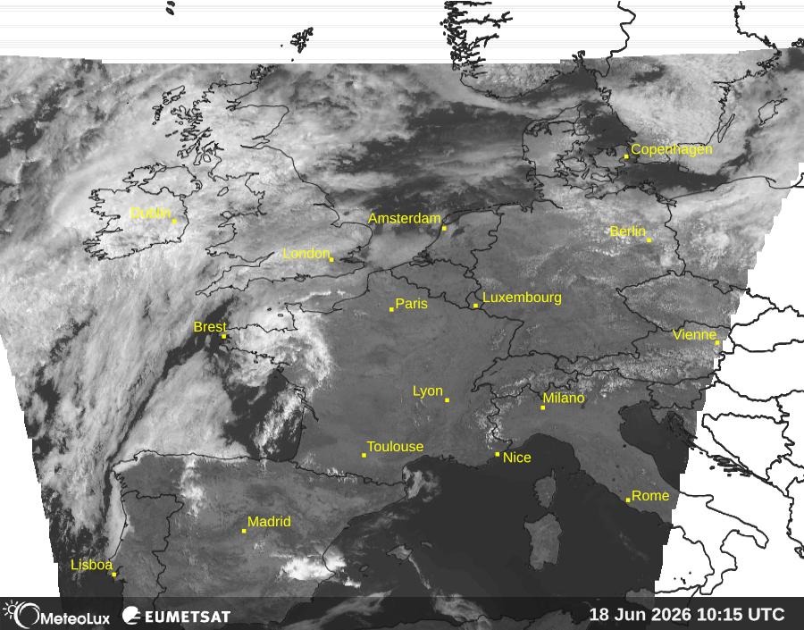 Wiedergabe von visuellen Satellitenbildern